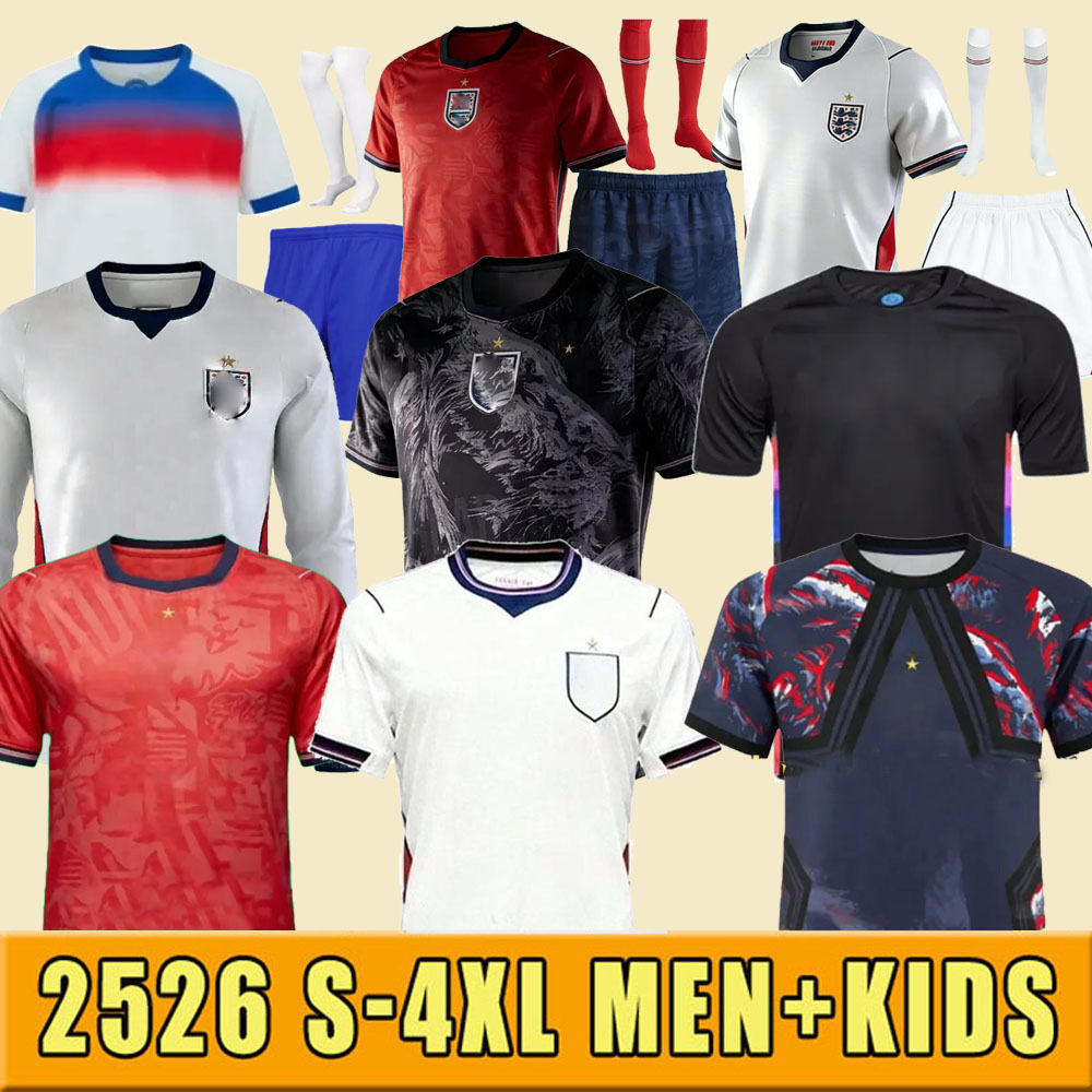 2026 2027 S-4XL 26 27 Englands jersey BELLINGHAM KANE world cup home away Football Shirt SAKA FODEN RICE Soccer Jerseys Konsa Watkins Gordon PALMER Walker Men Kids