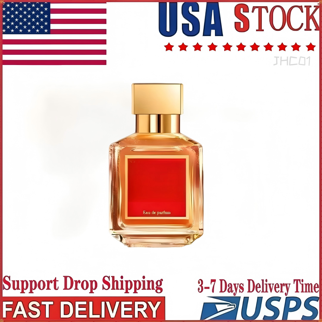 US Warehouse Baccaratt rougue 540 men Cologne High-Quality 75ml 100ml 125ml EDP Perfume Spray for Women Long-Lasting Fragrance 3-7days Fast Delivery 06