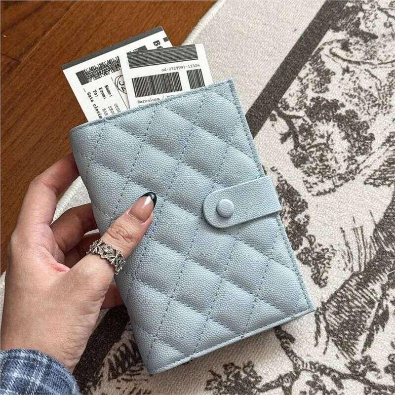 PIERRELOUES Womens Travel Passport Holder Anti Theft RFID Wallet and Card Case Multi Functional Luxury Storage Bag 1100368158