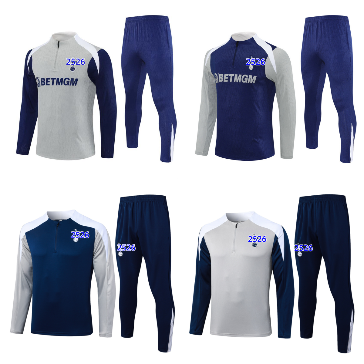 Tottenham Long sleeved half pull training suit spur Klinsmann GASCOIGNE ANDERTON SHERINGHAM 2026 27 HAM BALE KANE HOJBJERG Adult children's clothing sportswear