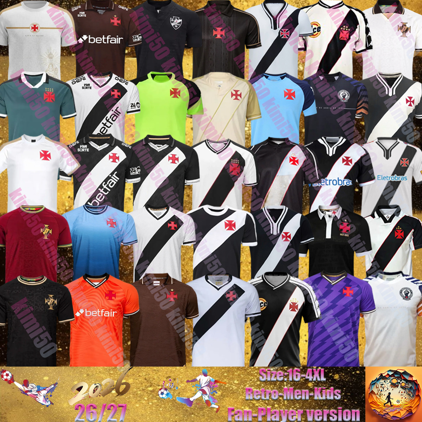 25 26 27 Vasco da Gama Soccer Jerseys Home Away 3rd Alex Teixeira Medel Marlon Gomes PAYET MORATO SEBASTIAN LGBTQIA Retro 97 98 00 10 Men Football Shirt Camisa de Futebol