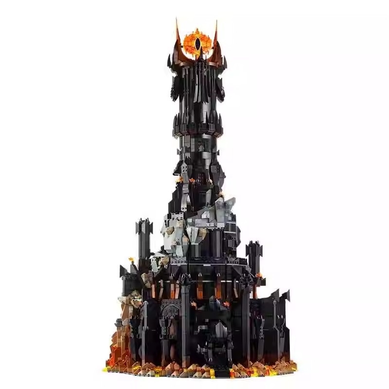 10333 Magic Ring King Baldu D'Har Tower ICONS Series Cross-border Assembly Building Toy Free Shipping