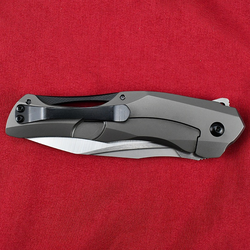 Folding Knife KS 5500 Collateral KVT Assisted Flipper Knife D2 Drop Point Blade Stainless Steel Handles Outdoor Camping Knife
