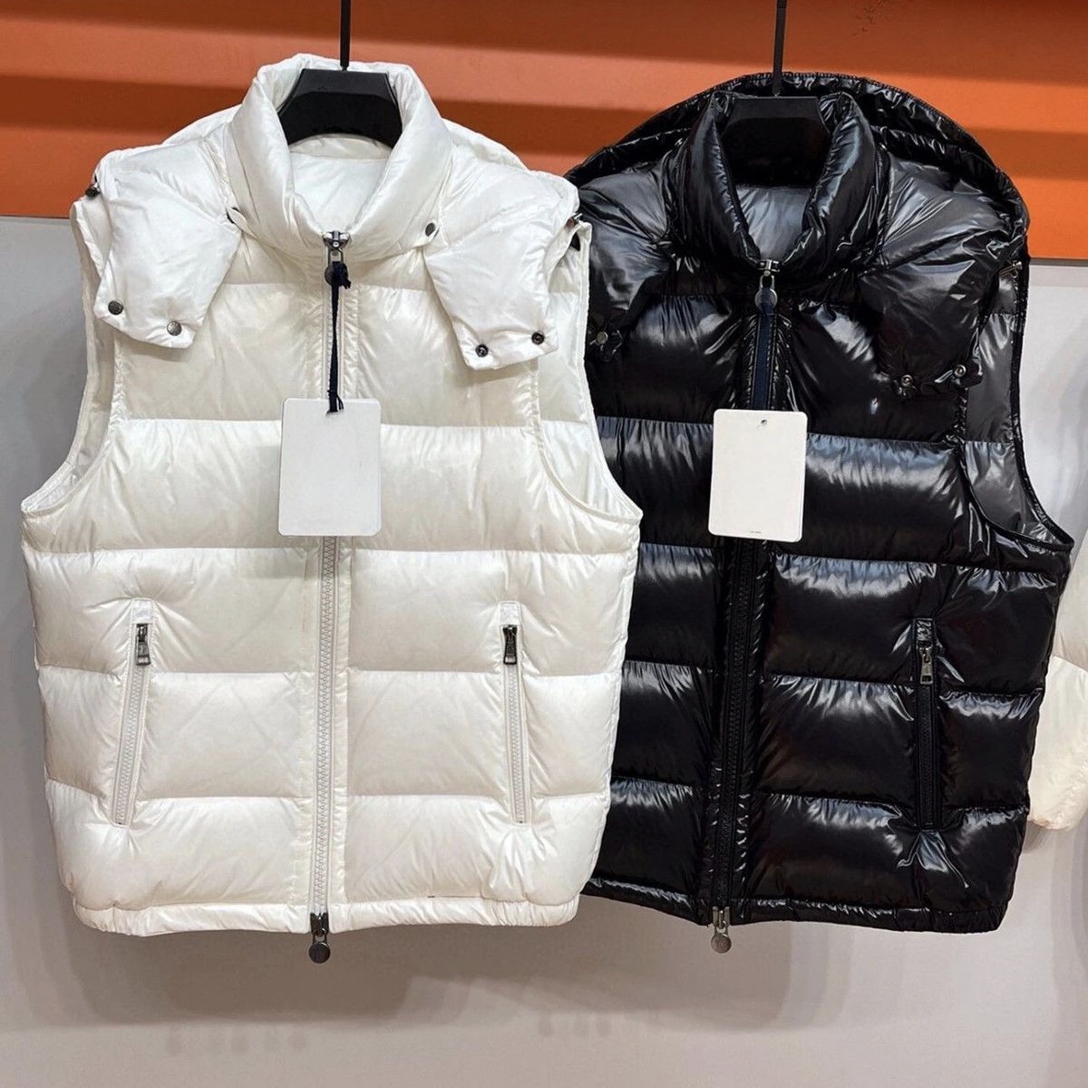 Winter thick men vests casual bread jacket for men and women, fashionable and versatile couple warm jacket