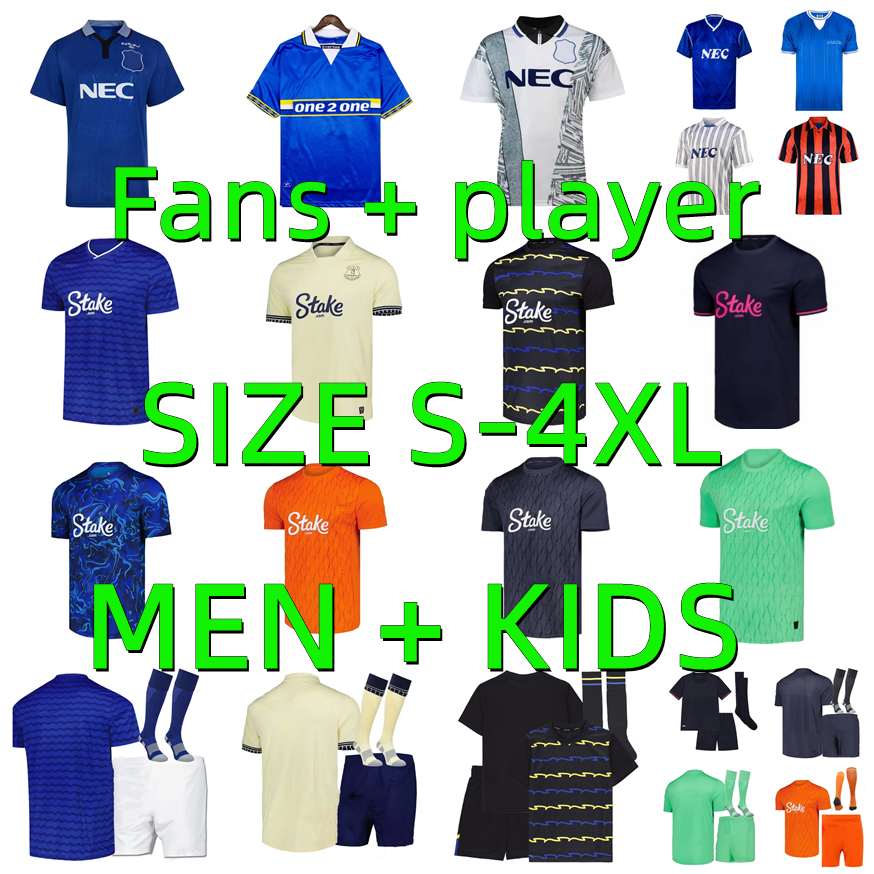 25 26 NDIAYE EFC EVERTONES soccer jerseys 2025 2026 McNEIL GREALISH MYKOLENKO TARKOWSKI KEANE BETO HAALCARAZ PICKFORD IROEGBUNAM football shirt Uniforms Men Kids