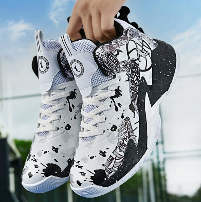 Breathable basketball shoes in spring and summer, new wear-resistant professional practical sports shoes for teenagers waterproof and trendy shoes Z 1