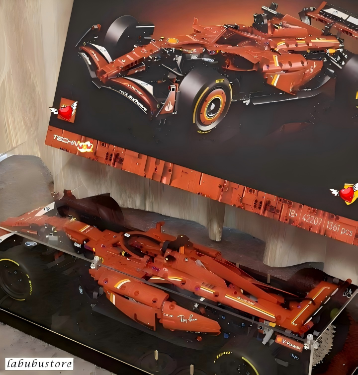 High quality building block set LEG0 42207 Ferrar1 SF-24 F1 Race Car 1361pcs Standard Bricks Educational Building Blocks Toy Gift Collectible Perfect replica