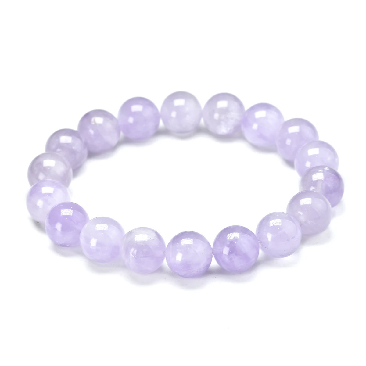Natural Purple Jade Round Bead Bracelet 6mm 8mm10mm Healing Spirit Bracelets Gem For Women and Men Strand Meditation Jewelry 260107
