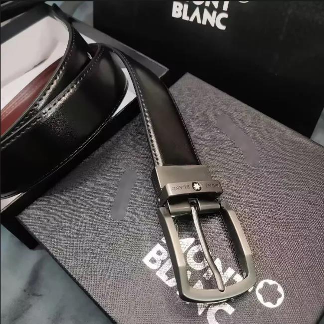 Fashion MB Business Man Black Designer belts Jeans belt es White Star with Hexagon Charm Mens Vintage Leather Belt Best Gift for Husband 306 - view 6