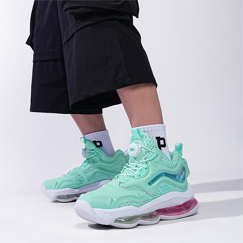 NHOT 2026 Men's High-Top Sports Sneakers - Twist Lace Fastening & Cushioned Air Sole, Trendy Casual Footwear for Daily Wear