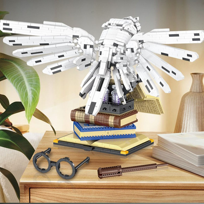 1830 PCS Owl Building Blocks Large-Scale High-Difficulty Assembly Toy for Adults & Boys birthday gift