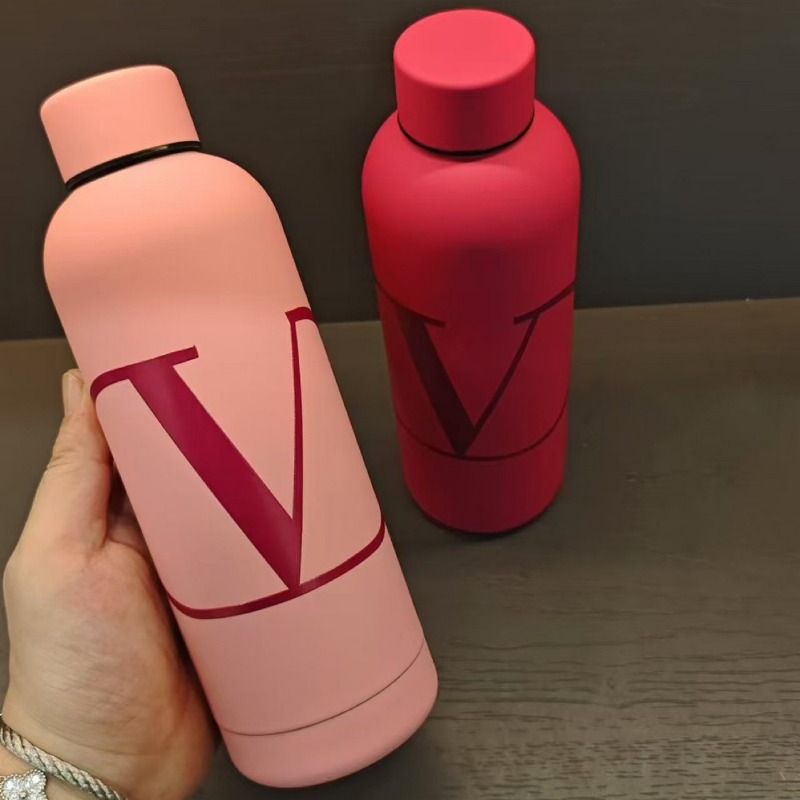 Ins304 Stainless Steel Thermos Cup Unisex Simple Portable Water Bottle