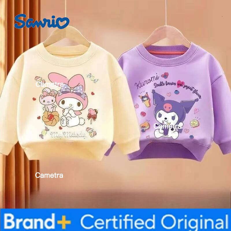 Sanrio Cartoon My melody cute girl sweatshirt long sleeve loose new casual versatile children autumn wholesale gift kawaii H260112