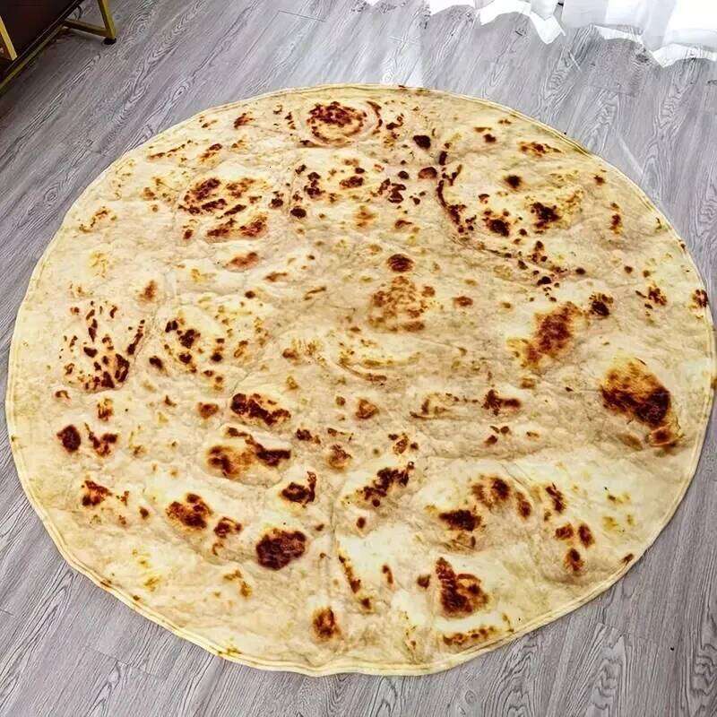 1pc Pizza Pattern Flannel Blanket, Nap Warm Cozy Soft Throw Blanket For Couch Bed Sofa XJ260112