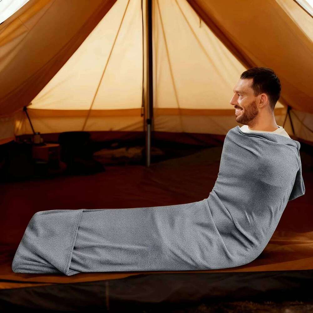 Compression Sack For Adults Ultra Lightweight Anxiety Breathable Stretch Weighted Blanket with Hooded Sleep Pod XJ260112