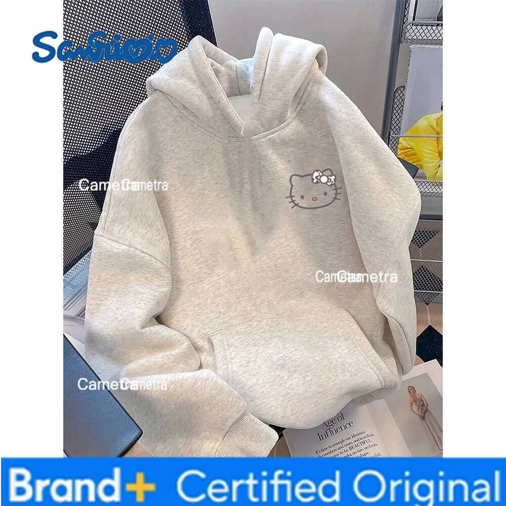 Sanrio Hello Kitty ladies' hoodies comfortable autumn winter are perfect for cute and fashionable lovers H260112