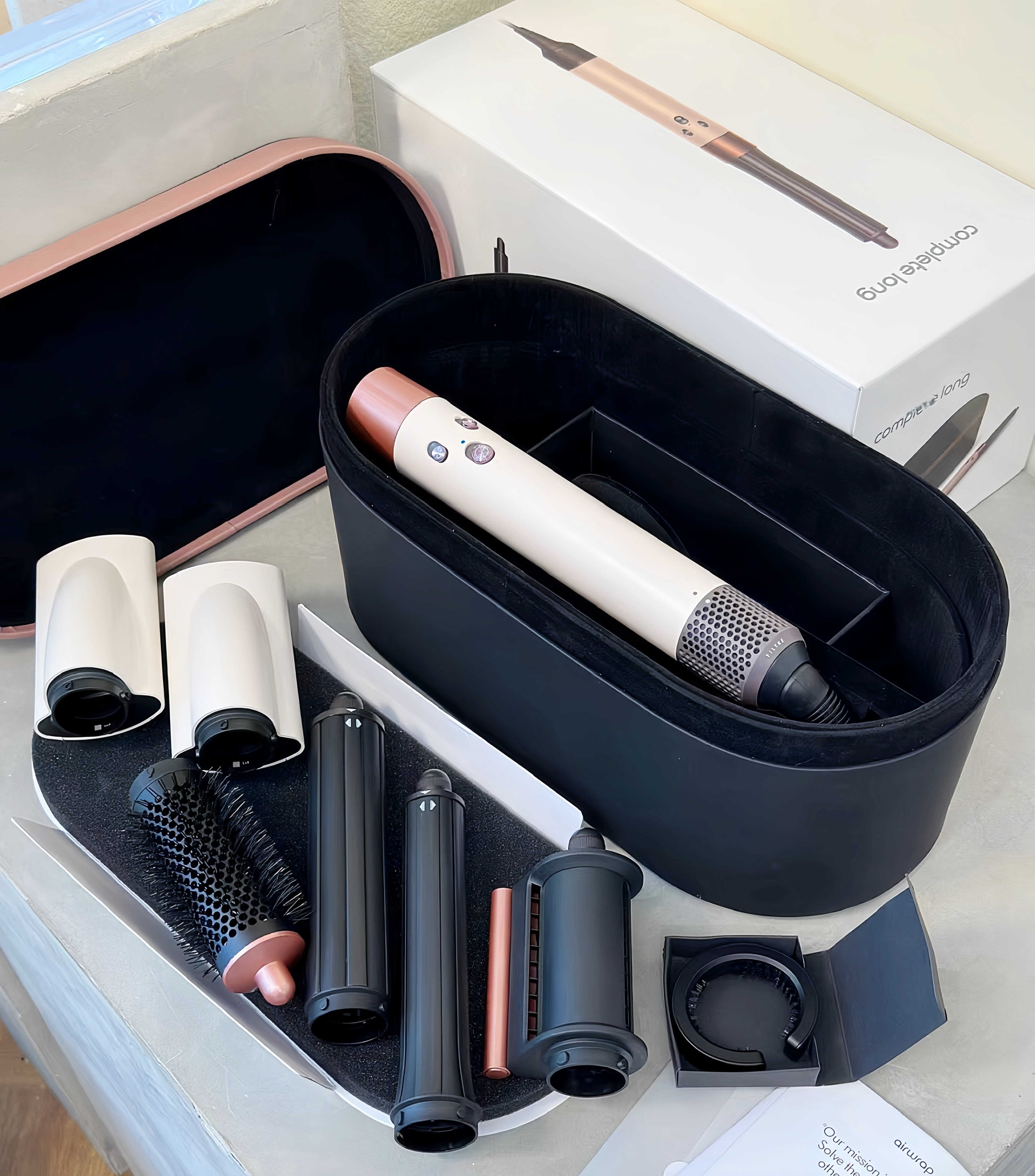 7-in-1 HS08 HS09 Curling Iron Negative Electric Dryer Professional Straightener Styling Tools Quick Heating Safety Design Intelligent Hair Care Silent UPS Fast