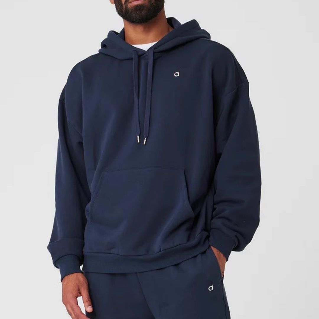 Mens hoodie designer hoodie cotton sweatshirts yoga suit set women men tracksuit round neck sweater set long sleeves zip up hoodie track suit