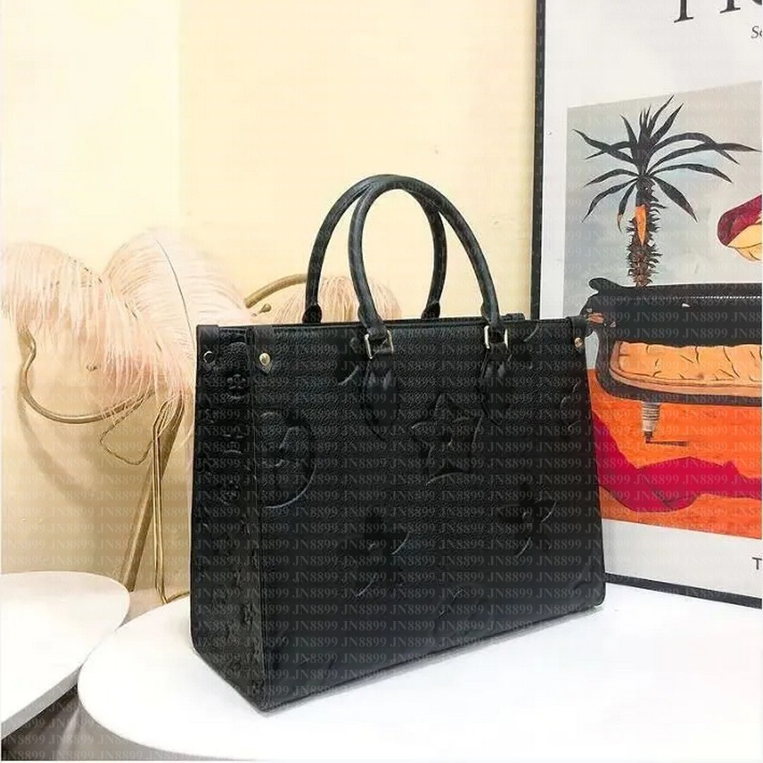 Designer Bag Women Bag Handbags Embossed Flower Monograms ONTHEGO GM MM Lou Womens Handbag Viut Purse Tote Shoulder Female Backpack ON THE GO Wallet