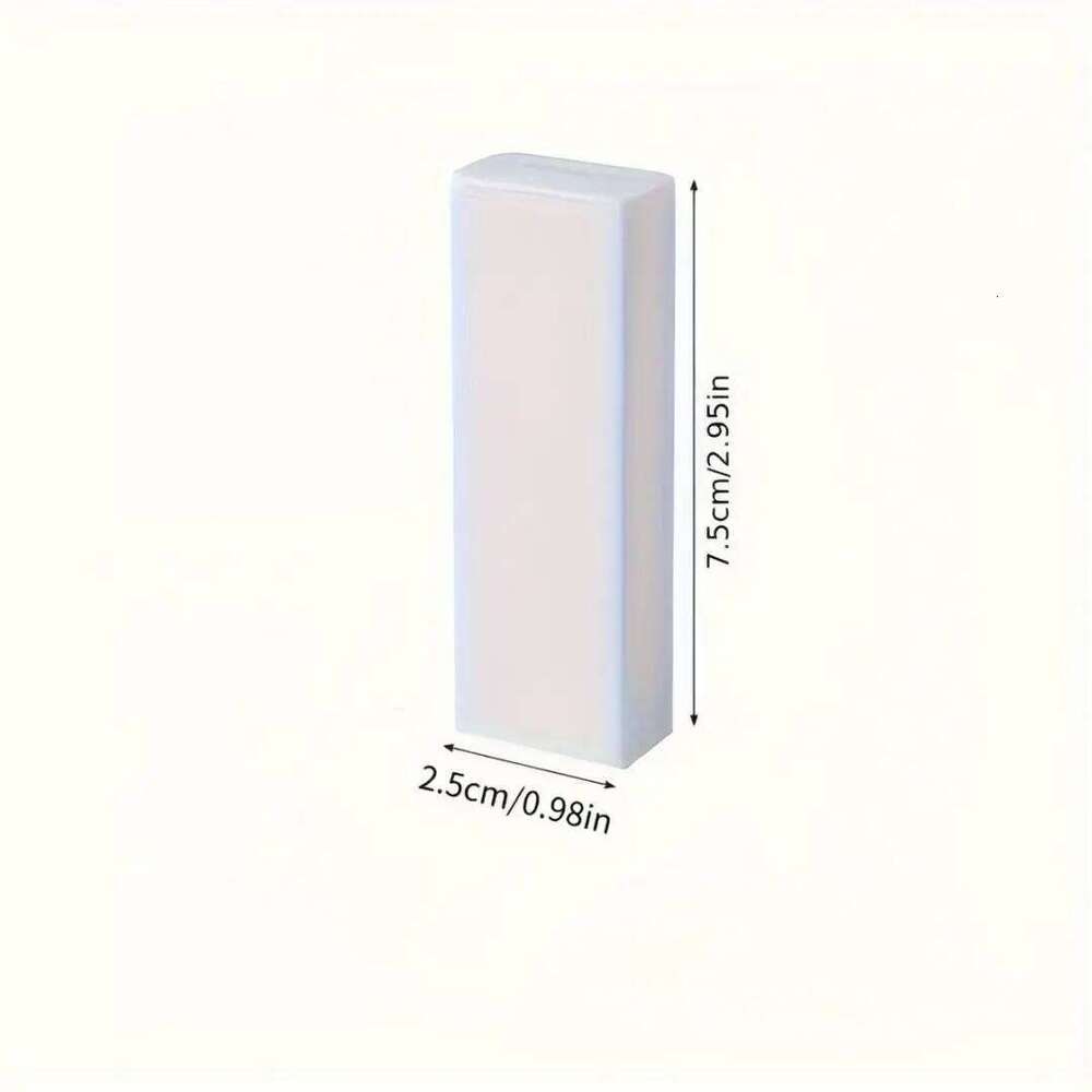 2 Pcs Simple White Rectangular Shoe Stain Cleaning Eraser, Erase Sports Suede Shoes, Synthetic Leather Stains 26Y0112