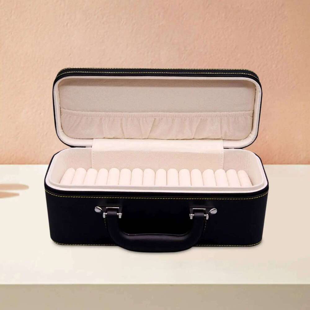 Portable bracelet Organizer Jade Bracelets Display Storage Case Holder Jewelry Bangle Box for Anniversary Flea Markets 26Y0112