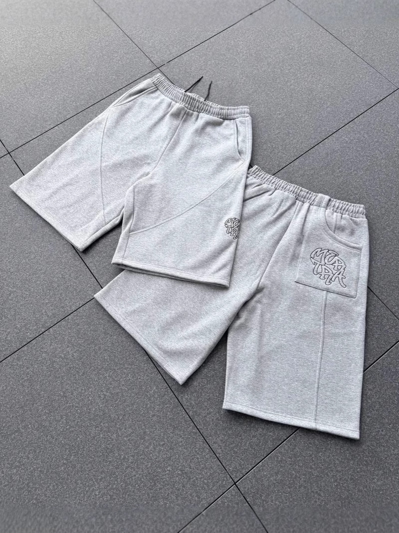 Men's Shorts Y2K Retro Jogging Pants Streamlined Seams Street Trendy Unisex Sweatpants Hip Hop Harajuku Streetwear Baggy Joggers