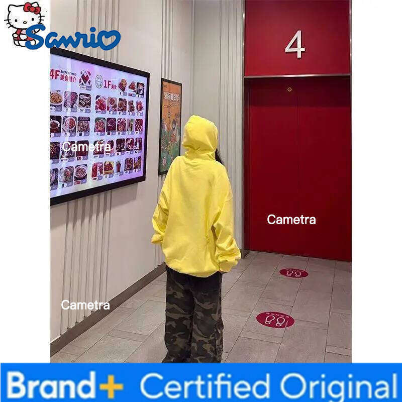 Sanrio Hello Kitty Girl cotton Hoodie Sweatsuit Kawaii Anime Fashion Student Casual Long-Sleeved Autumn Winter Pullover Tops H26011211