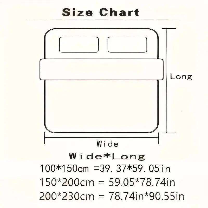 pc Large Blanket Extra Wide & Long 78x90"/59x78 - Hypoallergenic, Light Beige-Friendly, Smooth Air Cooling XJ260112