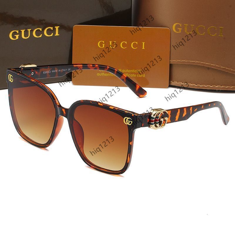 designer luxury guccIIs guccIs ggs sunglasses for men women sun glasses Large Frame New Square Sunglasses for Men and Women Outdoor Casual Fashion Trend Sun Pro BBIG