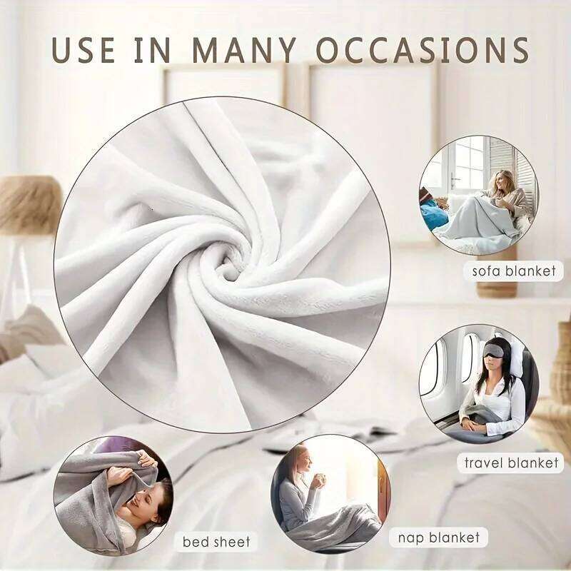 Flannel Throw Print Super Soft Cozy Nap Blanket for Bed sofa Office Travel Machine Washable Perfect Home Gift XJ260112