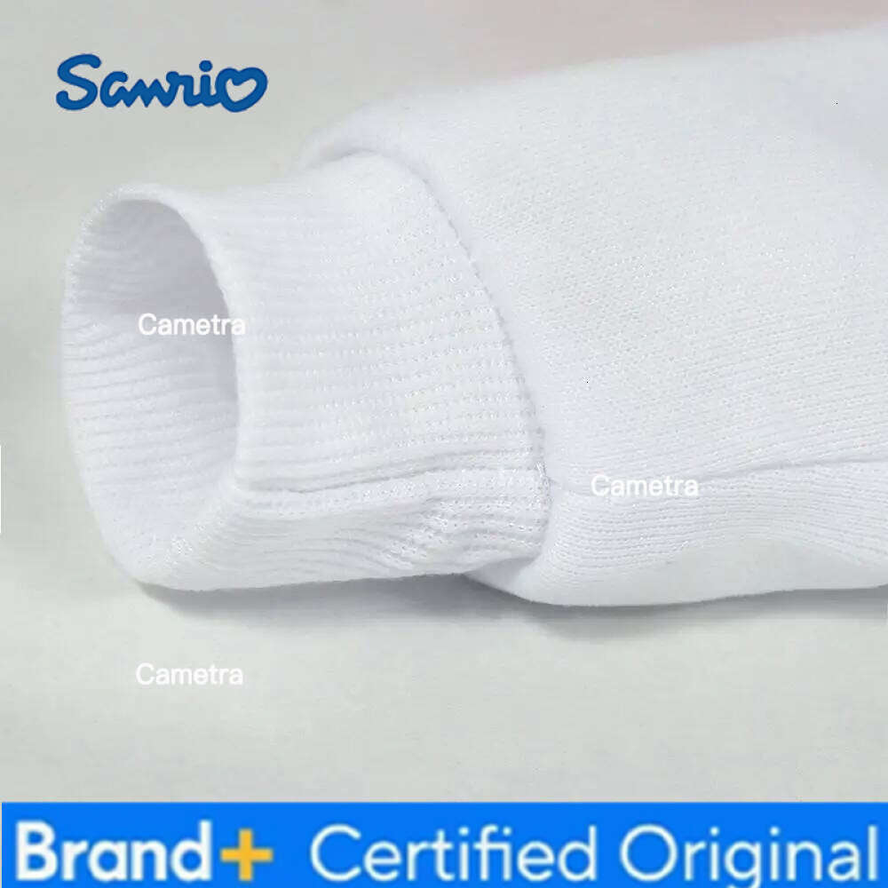 Sanrio Hello Kitty Combined with English Printed Pattern Printing for Autumn Winter Casual and Versatile Children's Top Hoodie H260112