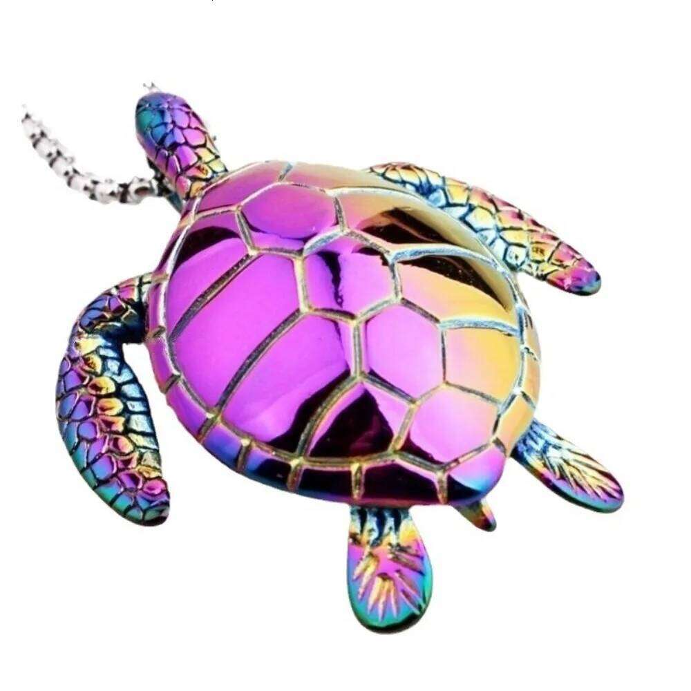Hot Sale Cross-border Supply Alloy Trendy Turtle Necklace Couple beach summer decoration H260112