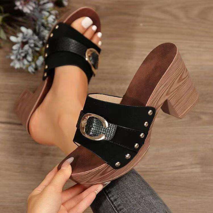High Heels Summer Platform Sandals Slides Women Designers Outdoor Walking Ladies Shoes dh1263469