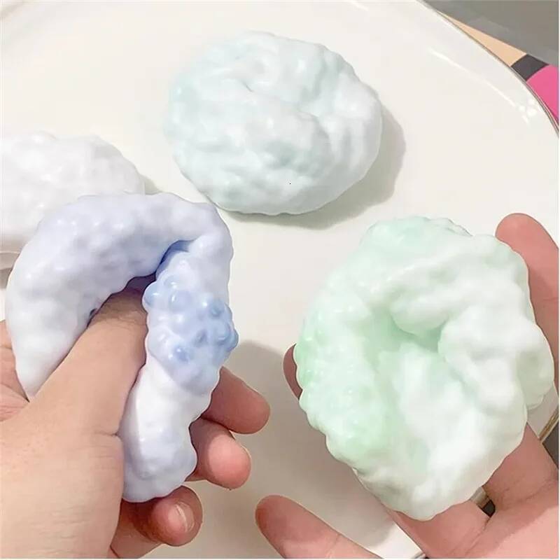Bestseller Shapeable Vacuum Squishies Sand Grape Stress Relief Noisy Ball Desktop Squeezing Soothing Toy Birthday Gift ddmytues - view 7
