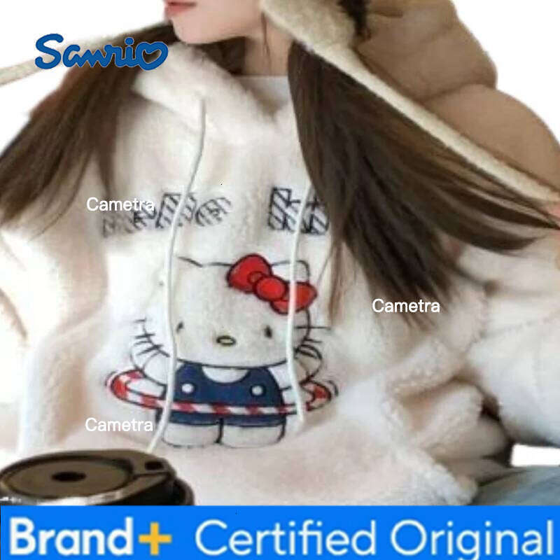 Sanrio Kawaii Anime Fashion Casual Hello Kitty Women's Suit Elegant Sets Clothing Two-piece Dress Sales New in Full Number Set H260112