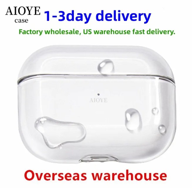USA Stock For Airpods pro 2 3 4 air pod max earphones Accessories airpods 4 Silicone Cute Protective Headphone Cover airpod pro
