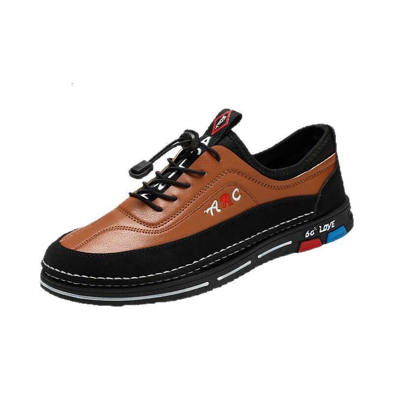 Free shipping Plus Size New Korean Style Daily Commuting Leather Fashion Business Casual Men's hot seller Shoes Four Seasons Breathable Versatile