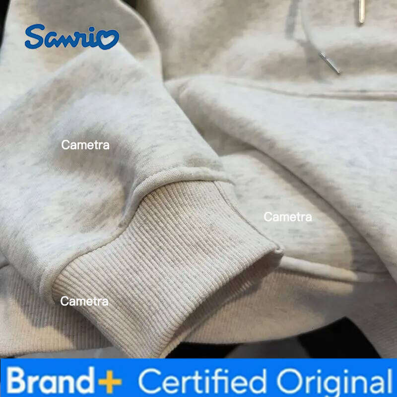 Sanrio Hello Kitty Hooded Sweatshirts Cuteore Cartoon Student Autumn Loose Long Sleeve Tops Woman Clothing Outerwear New H260112