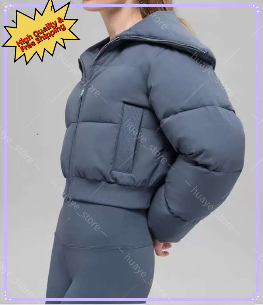 Women's jacket Winter Thickened Warmth Stand-Up Collar Loose-Fit Short-Length Hooded Down alopuffer jacket Waist-Defining Short-Length Coat 0b