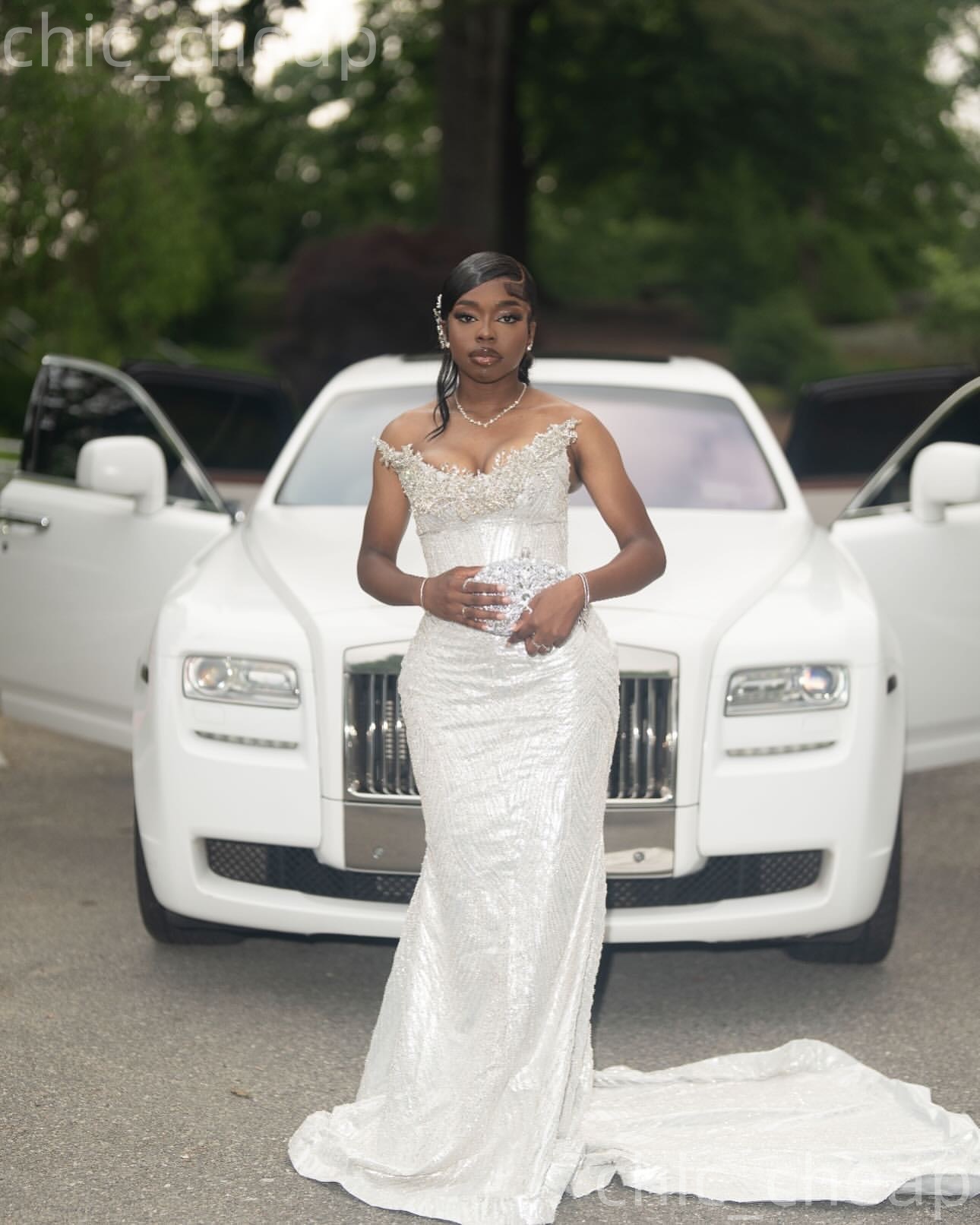 Aso Ebi 2k25 Ivory Mermaid Prom Dresses 2026 Sequined Crystals Sparkly Evening Formal Party Second Birthday Engagement Gowns Dress For Special Occasio