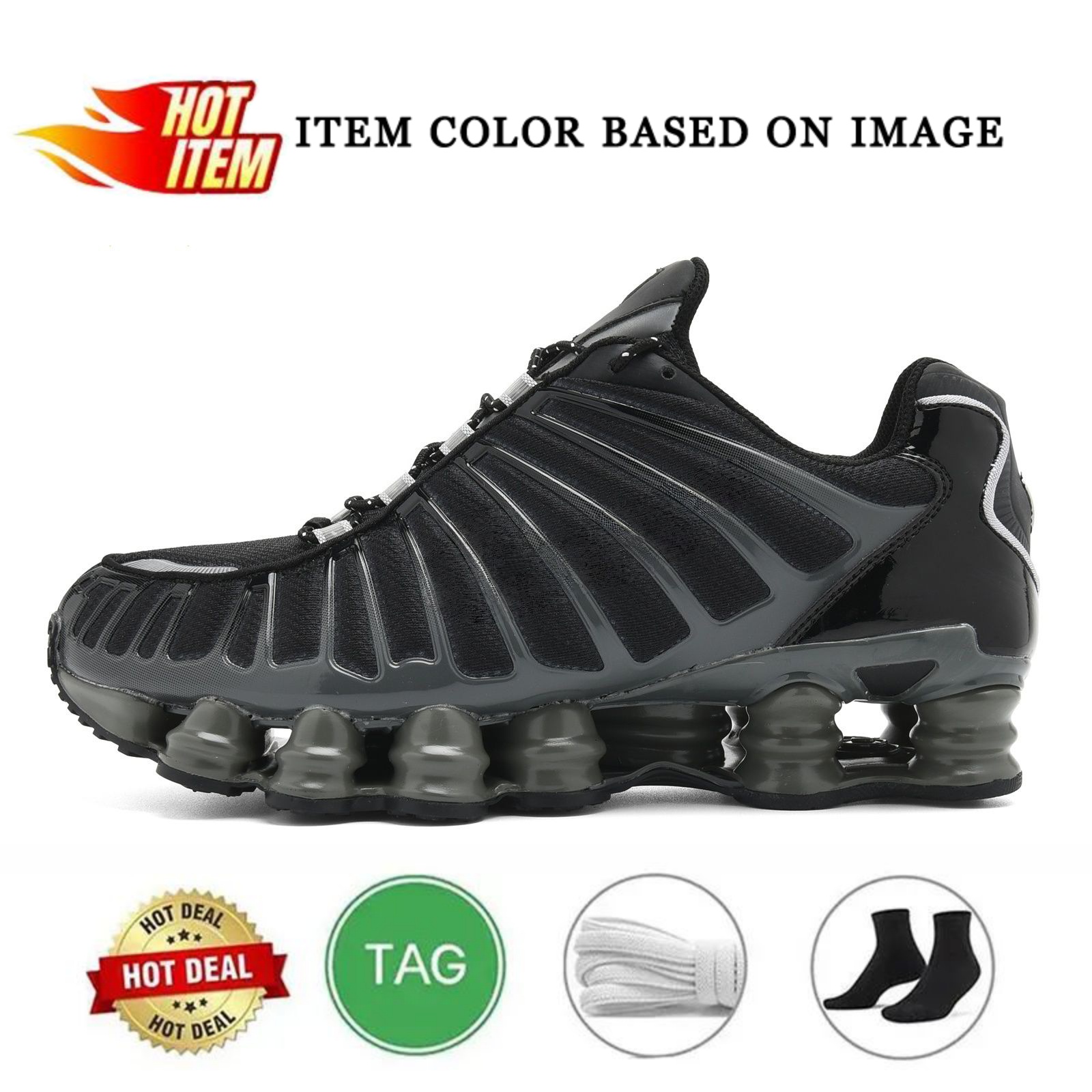 Designer 2026 Men Running Shoes shox TL Avenue 809 802 Black white Metallic Hematite Sunrise Light Army Khaki Ironstone Platinum Volt Fire Red fashion