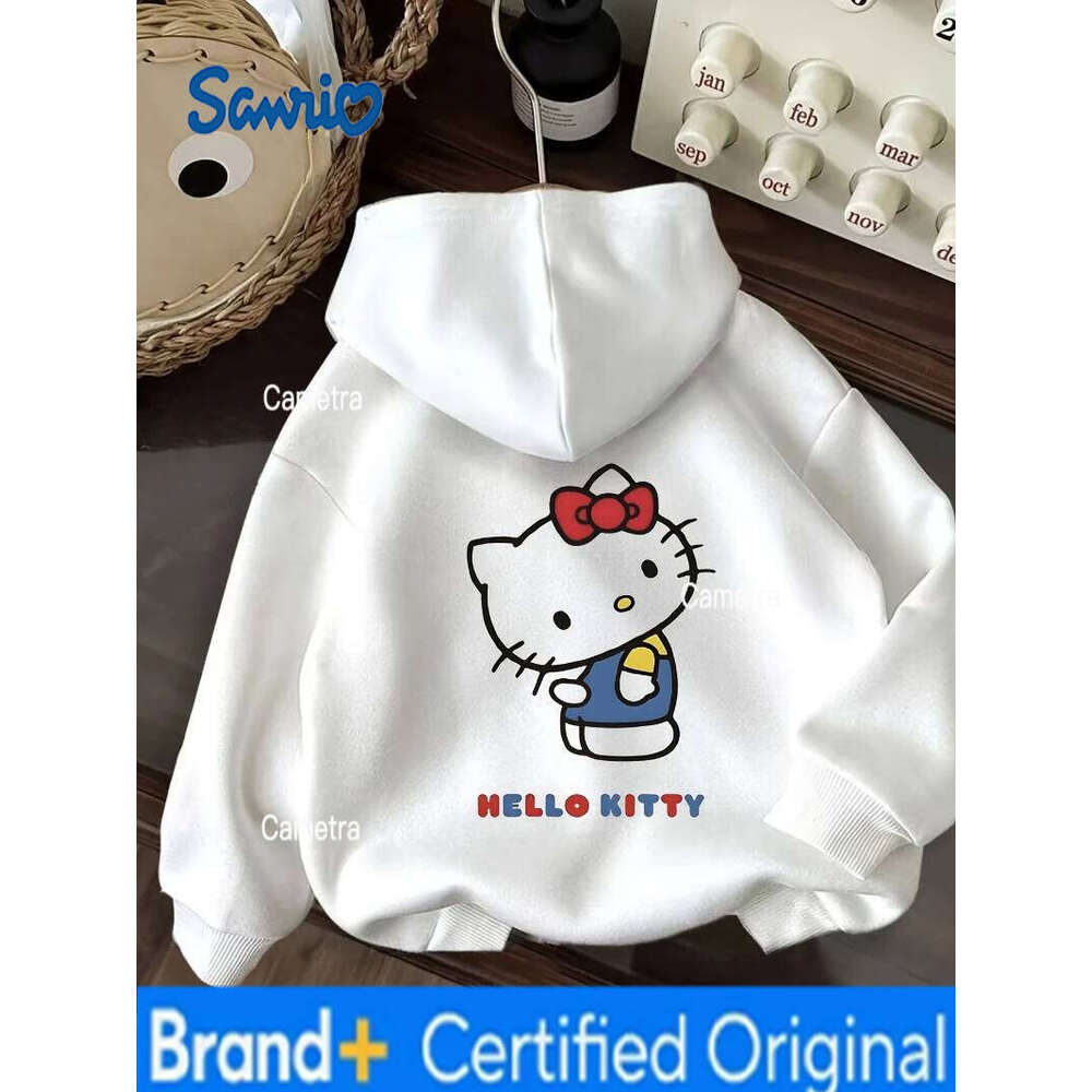 Sanrio forhello KittyHoodie WithCozy Casual Pullover for WomenAll-Season ComfortCasual WearHoodie H260112