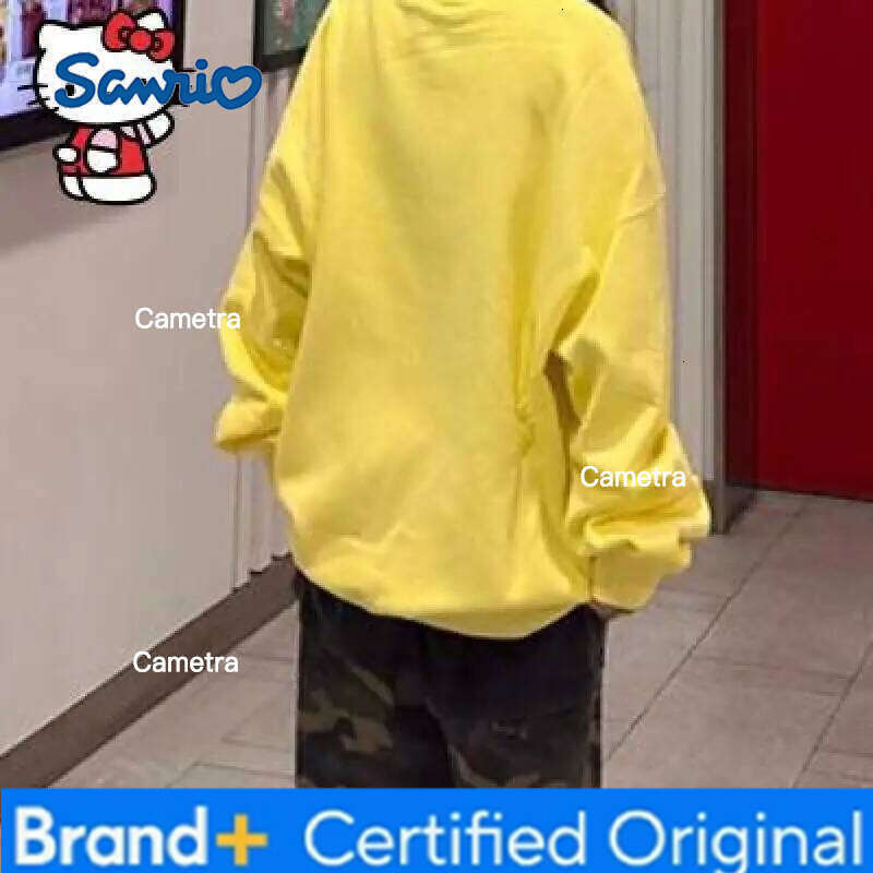 Sanrio Hello Kitty Girl cotton Hoodie Sweatsuit Kawaii Anime Fashion Student Casual Long-Sleeved Autumn Winter Pullover Tops H26011211