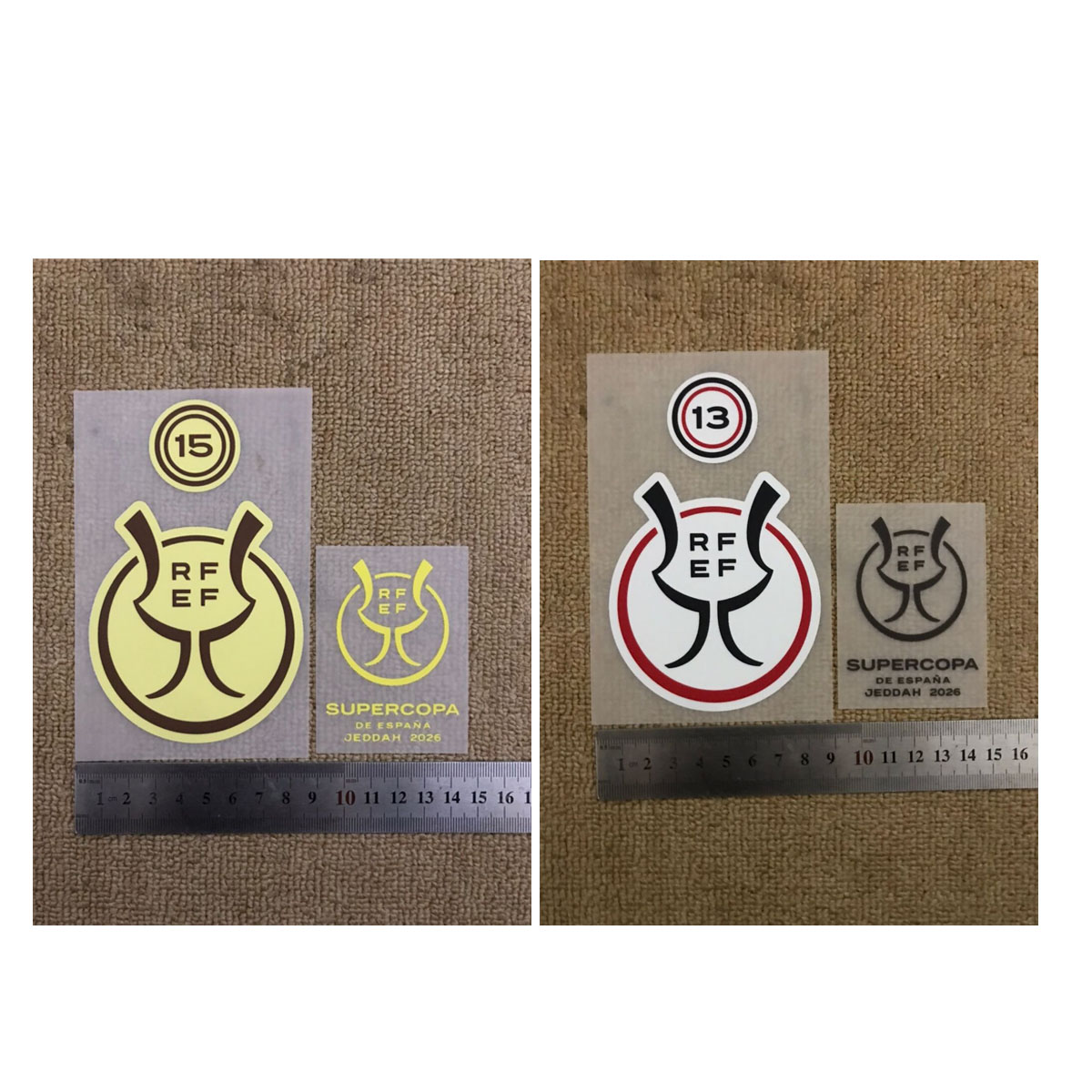 2026 Supercopa Patch Final Supercopa Badge Heat Transfer Soccer Patch Badge