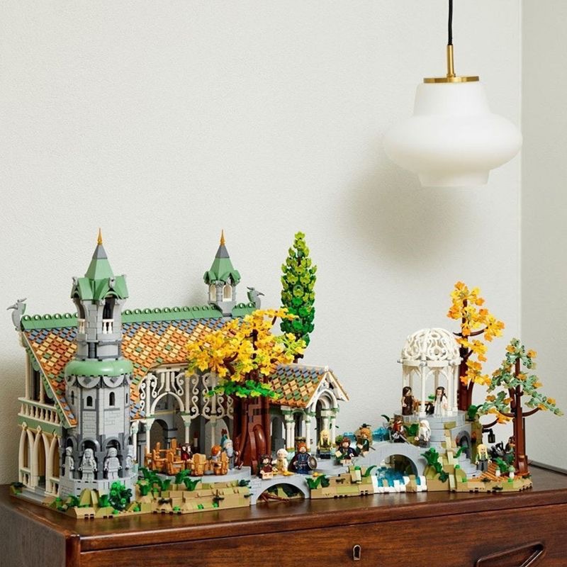 10316 Lord Of Hobbit Valley Of The Ring Castle Model Block Toy Gift