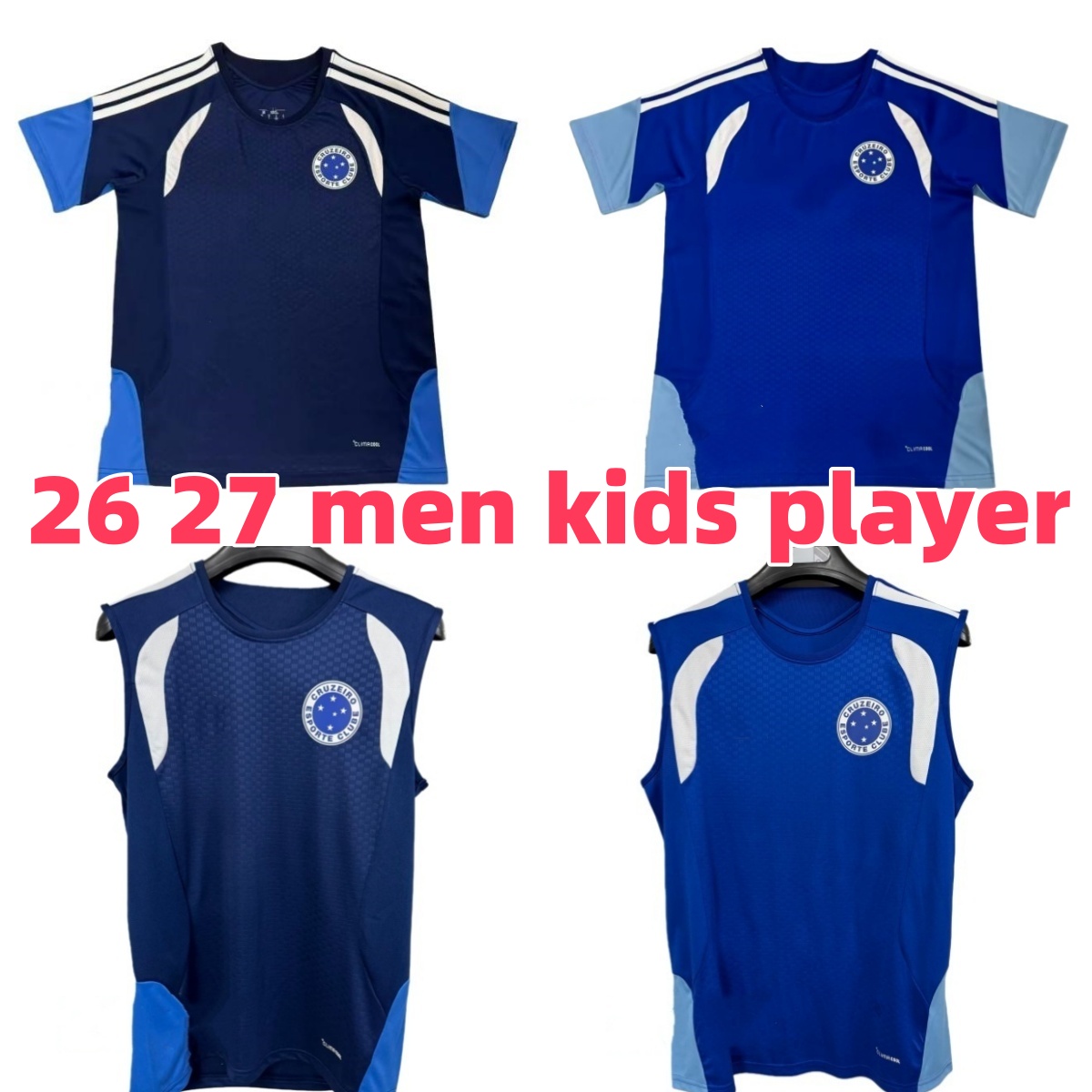2026 Cruzeiro EC soccer jersey 26 27 home away Outubro Rosa GIOVANNI EDU BRUNO JOSE ADRIANO Camiseta de Raposas football shirts Esporte Clube KIDS kit