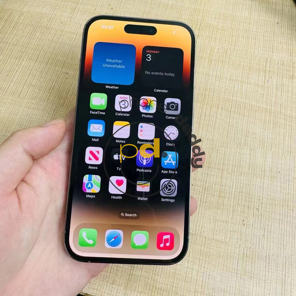 Genuine iPhone Original Unlocked iphone 14 Pro Cellphone 6GB RAM128GB/256GB/512GB/1TB ROM A16 IOS NFC 5G MobilePhone with 1SIM 1eSIM Support Face ID