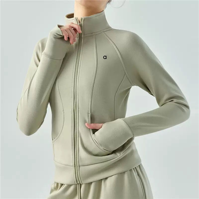 New Alosetitys Sets Women Sweat Set Warm Designer Thick Sweat Set Alosetitys Jacket Pants Women Clothes Vuori Gym Climbing Alosetitys Leggings Women Coat Set