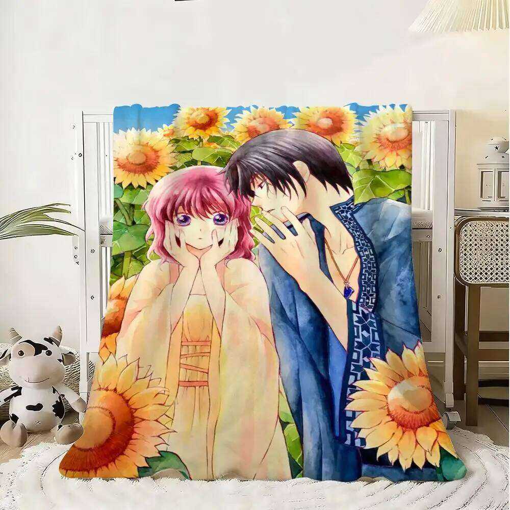 Anime Y-Yona Of The D-Dawn Flannel Fluffy Soft Blanket Warm Skin-Friendly Throw for Sofa Bed Office Nap Winter XJ260112