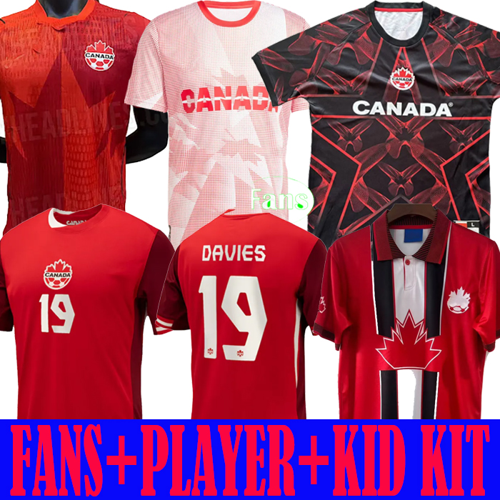 Canada 2026 2027 World Cup Soccer Jerseys DAVID BUCHANAN 26 27 Men's National Football Team football shirts PROMISE SIGUR football kit AHMED Player Men Kids Kit Set